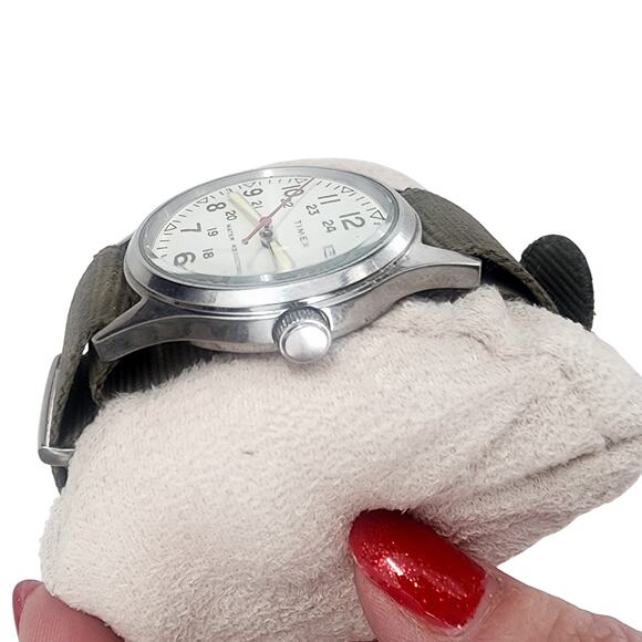 Timex Military Field Men’s Watch J. Crew Vintage Analog White Dial T2N332 - Picture 2 of 12